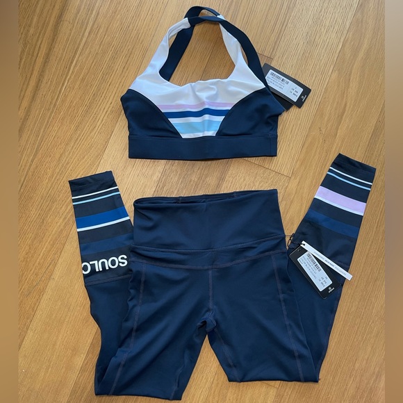 NWT SoulCycle x Lilybod SportS bra & Legging Full Set Sz XS/S - Picture 6 of 12